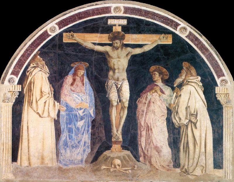Andrea del Castagno Crucifixion  jju Sweden oil painting art